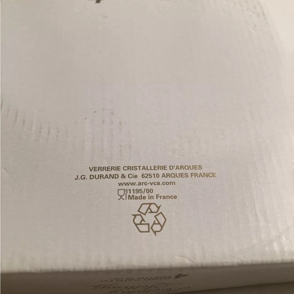 NOS Arcoroc Set Of 4 Emerald Classique Green Dessert 7 3/4” Glass Plates - Picture 4 of 9